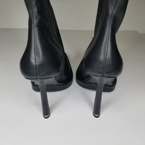 ALEXANDER WANG Bardot Platform Ankle Boots - Picture 5 of 13